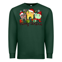 Sports Green merry christmas tooth Premium Sweatshirt - Zillion Design Studio