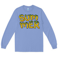Colony Blue summer pineapple Long Sleeve Tee - BarkalooDesign
