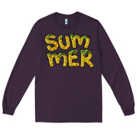 Plum summer pineapple Long Sleeve Tee - BarkalooDesign