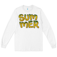White summer pineapple Long Sleeve Tee - BarkalooDesign