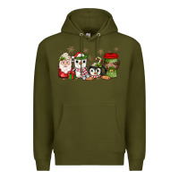 Army Green Christmas coffee Premium Hoodie - JahusDesignShop
