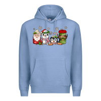 Colony Blue Christmas coffee Premium Hoodie - JahusDesignShop