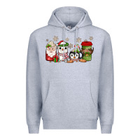 Heather Grey Christmas coffee Premium Hoodie - JahusDesignShop