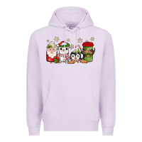 Lilac Christmas coffee Premium Hoodie - JahusDesignShop