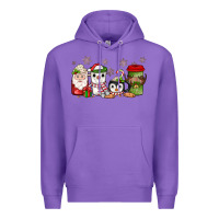 Purple Christmas coffee Premium Hoodie - JahusDesignShop