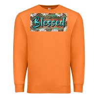 Carrot Blessed With Daisy And Leopard Premium Sweatshirt - RanaPortraitStore