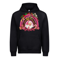 Black pink christmas believe  rainbow Urban Hoodie - AdoDesignShop