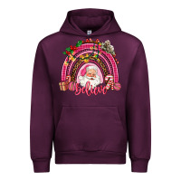 Mauve Wine pink christmas believe  rainbow Urban Hoodie - AdoDesignShop