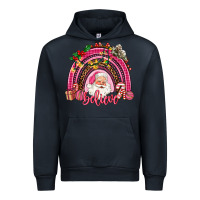 Navy pink christmas believe  rainbow Urban Hoodie - AdoDesignShop
