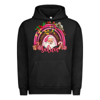 Pigment Black pink christmas believe  rainbow Urban Hoodie - AdoDesignShop
