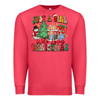 Cardinal just a girl who loves christmas Premium Sweatshirt - Zillion Design Studio