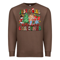 Chestnut just a girl who loves christmas Premium Sweatshirt - Zillion Design Studio