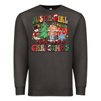 Smoke just a girl who loves christmas Premium Sweatshirt - Zillion Design Studio