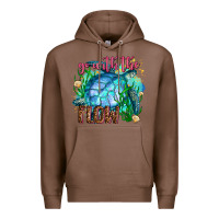 Chestnut go with the flow Premium Hoodie - AdoDesignShop