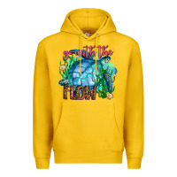 Lemon go with the flow Premium Hoodie - AdoDesignShop