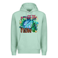 Seafoam go with the flow Premium Hoodie - AdoDesignShop