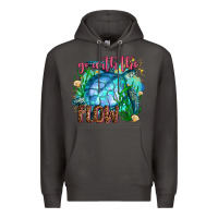 Smoke go with the flow Premium Hoodie - AdoDesignShop