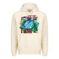Tofu go with the flow Premium Hoodie - AdoDesignShop