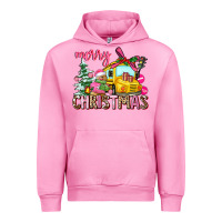 Fuchsia Pink merry christmas Urban Hoodie - AdoDesignShop