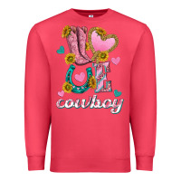 Cardinal love western cowboy Premium Sweatshirt - texasbilliewilder