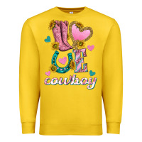 Lemon love western cowboy Premium Sweatshirt - texasbilliewilder