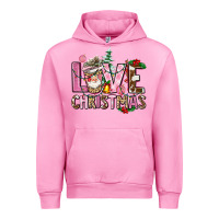 Fuchsia Pink love christmas Urban Hoodie - AdoDesignShop