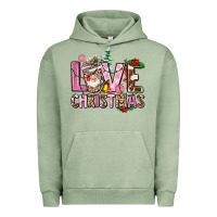 Pigment Oil Green love christmas Urban Hoodie - AdoDesignShop