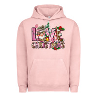 Pigment Salmon love christmas Urban Hoodie - AdoDesignShop