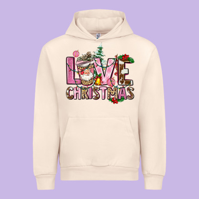 Love Christmas Urban Hoodie Designed By Adodesignshop