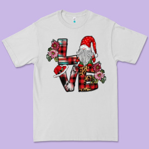Love Gnome Premium Tee Designed By Sublimationcraftshop