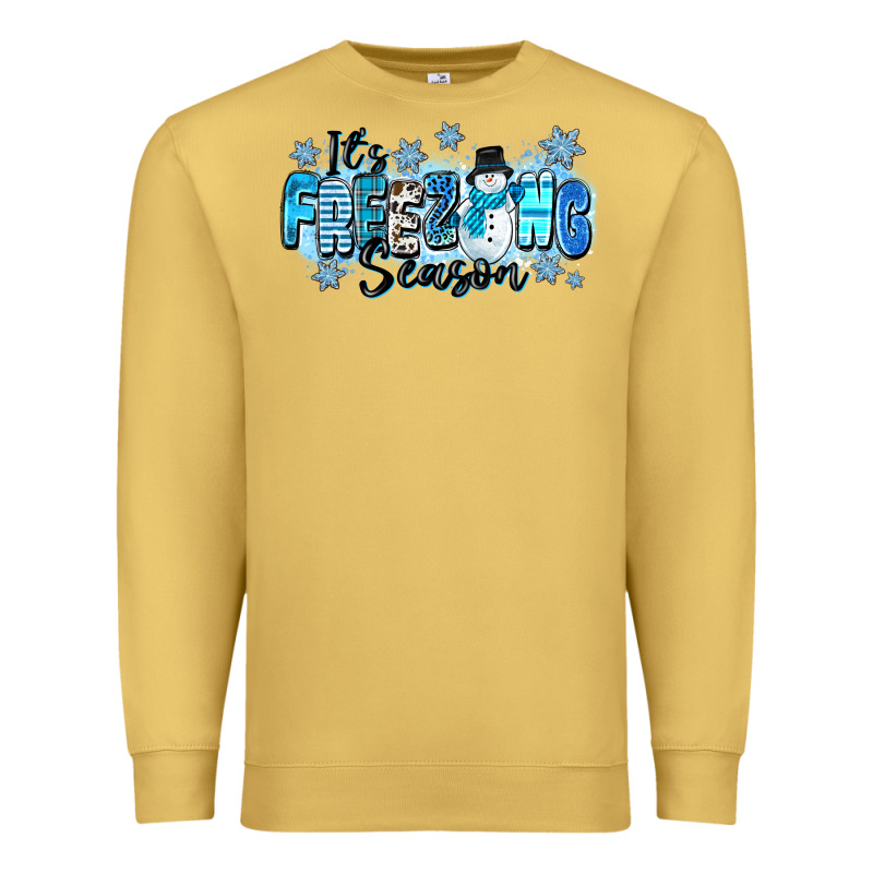 It's Freezing Season Premium Sweatshirt by Zillion Design Studio | Teevron