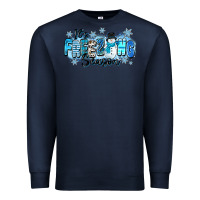 Navy it's freezing season Premium Sweatshirt - Zillion Design Studio