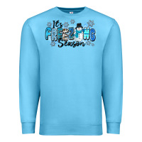 Ocean Blue it's freezing season Premium Sweatshirt - Zillion Design Studio