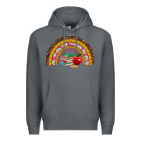 Rock back to school rainbow Premium Hoodie - AdoDesignShop