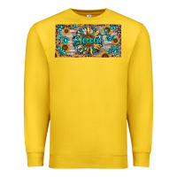 Lemon Blessed With Sunflower And Gemstone Premium Sweatshirt - RanaPortraitStore