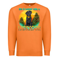 Carrot life is better with a labrador Premium Sweatshirt - texasbilliewilder