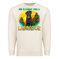Sandshell life is better with a labrador Premium Sweatshirt - texasbilliewilder