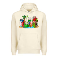 Sandshell puerto rico coffee cups Premium Hoodie - AdoDesignShop