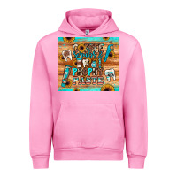 Fuchsia Pink coffee scrubs and prophy paste Urban Hoodie - JahusDesignShop