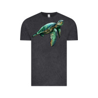 Vintage Black sea turtle Vintage Tee - Artiststas