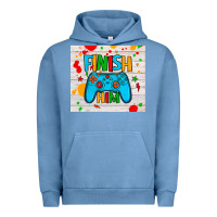 Pigment Pebble Blue finish him Urban Hoodie - JahusDesignShop