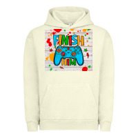 Pigment Pistachio finish him Urban Hoodie - JahusDesignShop