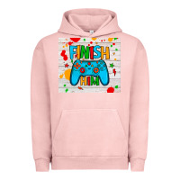 Pigment Salmon finish him Urban Hoodie - JahusDesignShop