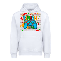 White finish him Urban Hoodie - JahusDesignShop