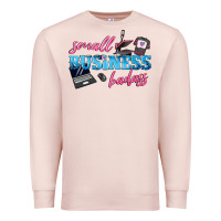 Pale Pink small business badass Premium Sweatshirt - texasbilliewilder