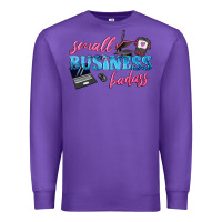 Purple small business badass Premium Sweatshirt - texasbilliewilder