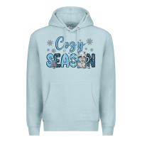 Blue Mist cozy season gnome coffee Premium Hoodie - JahusDesignShop
