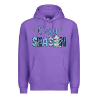 Purple cozy season gnome coffee Premium Hoodie - JahusDesignShop