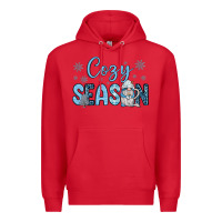 Red cozy season gnome coffee Premium Hoodie - JahusDesignShop