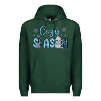 Sports Green cozy season gnome coffee Premium Hoodie - JahusDesignShop
